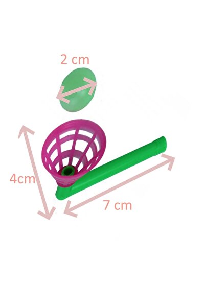 Genel Markalar 5 Adet Sert Plastik Boru Üflemeli Top Oyuncak Çocuk Doğum Günü...
