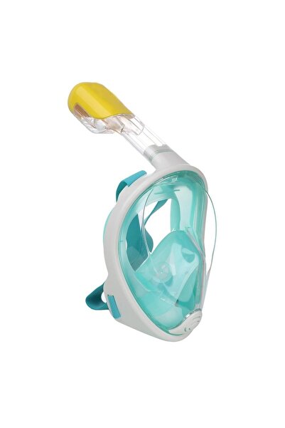 Amphibian Full Face Dalış Maskesi Şnorkel-beyaz-turkuaz