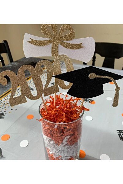 MONO GRUP Mono Desıgn Mezuniyet Temalı Kürdan Cake Topper
