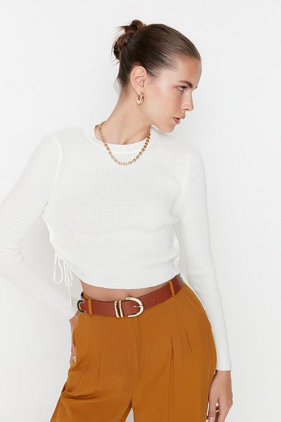 Trendyol Collection Ecru Knitwear Sweater