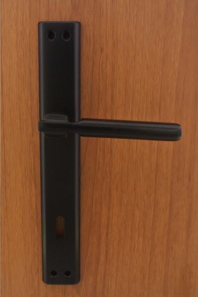 Azm Hırdavat Malta Mat Siyah Aynalı Kapı Kolu Oda