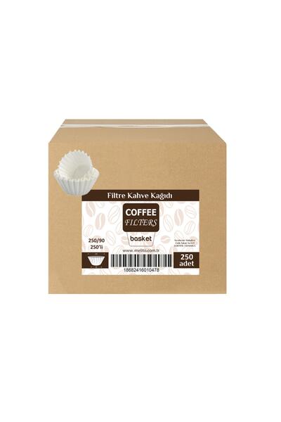 Coffee Filters 250/90 Basket Filtre Kahve Kağıdı 250'li