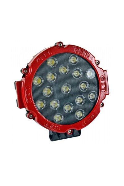 BTM OTOMOTİV 51 Watt 17 Ledli Off Road Sis Gündüz Farı Projektör Lambası 17 Cm