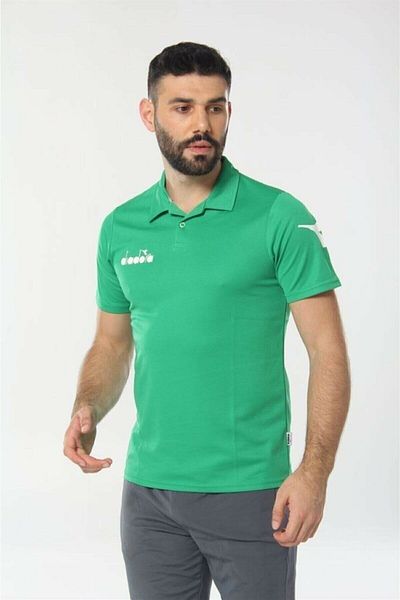 Diadora Μπλουζάκι Nacce Light Green Polo Collar - 1tsr06-lightgreen