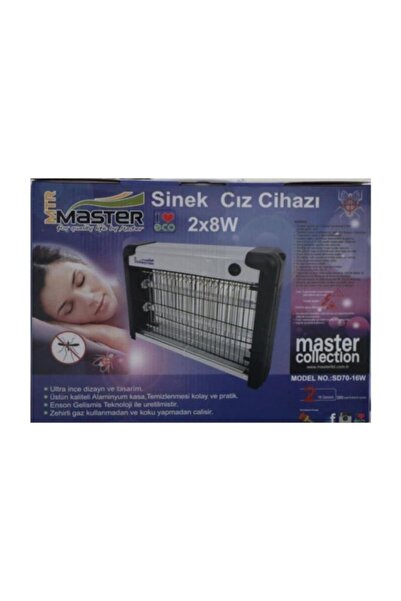 Master Elektrikli 2x8w Uva Sinek Cız Cihazı