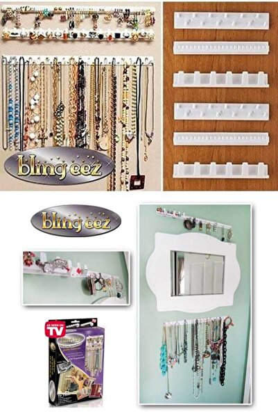 Neler Geldi Neler منظم المجوهرات والإكسسوارات Bling Eez Jewelry Hanger