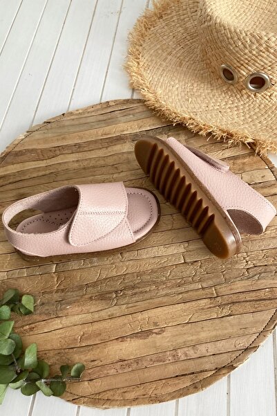 Li Puna Pink Genuine Leather Sandals with Non-Slip and Anatomical Sole