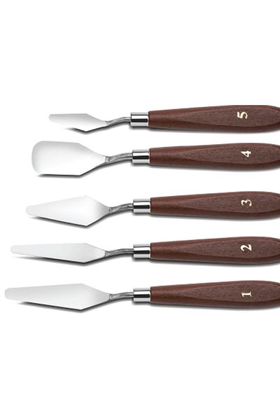 hobi24 Set of 5 Metal Spatulas -215511