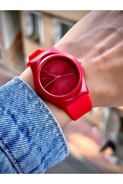 Q&Q Unisex Wristwatch Silicone Cord Waterproof Teenager Watch Sports Model