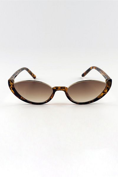 Accessorius Maeve Leopard Brown Sunglasses
