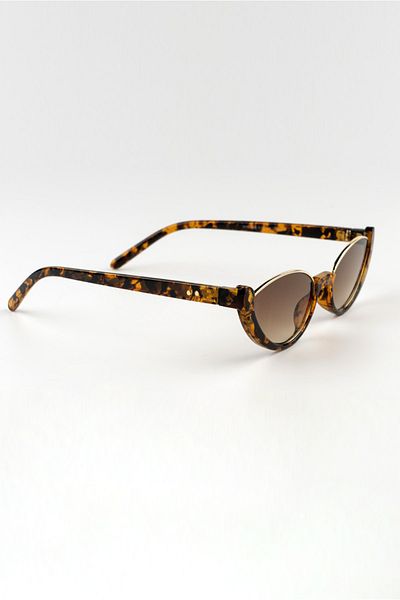 Accessorius Maeve Leopard Brown Sunglasses