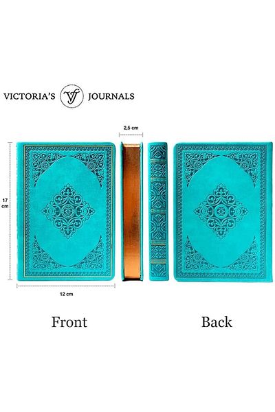 Victoria's Journals Vintage Old Book Notebook Lined 12x17 Cm