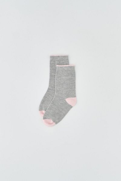 Dagi Graue Melange-Socken