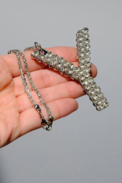 TASARIM ARABAM ATİKE ELİF AKIN Gümüş 7 Cm ''y' Harf Dikiz Süsü