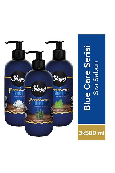 Sleepy Premium Blue Care Series Liquid Soap 3x500 Ml