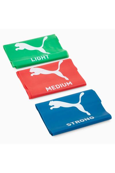 Puma Blue Elastic Bands (set of 3) Royal Blue-
