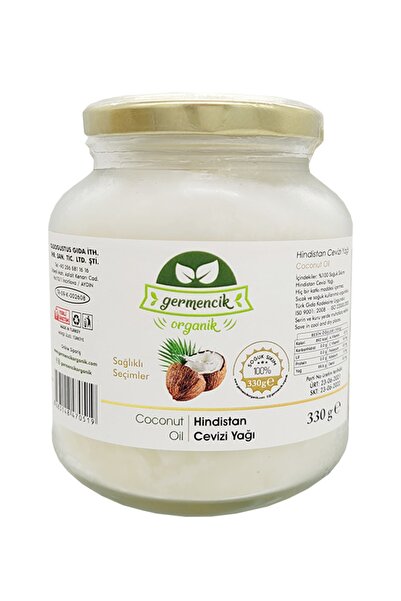 Germencik Organik Hindistan Cevizi Yağı 300 ml Soğuk Sıkım