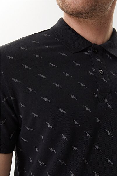 Lee Cooper Ανδρικό μπλουζάκι με γιακά πόλο Bobby μαύρο