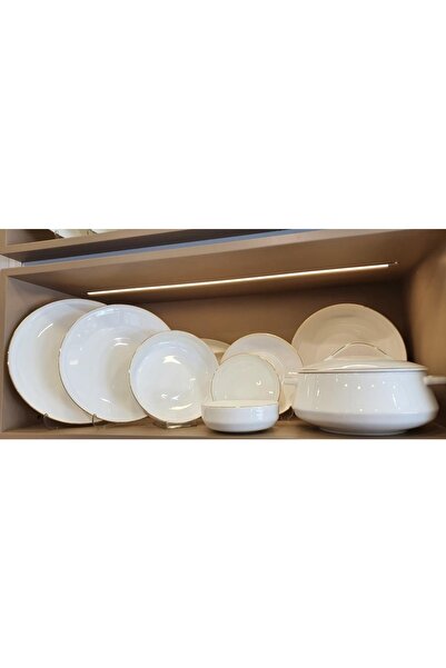 Koleksiyon Evaliza Hanedan Shıny Gold 12 Kişilik 60 Parça Yemek Takımı