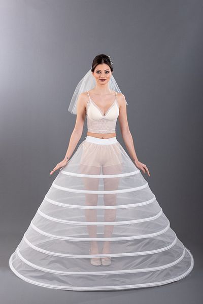 tp trendypetticoat Jupon Trendy Tarlatan Economy Series Rochie de mireasa ajustabila cu 8 corzi Tarlatan Ec-508
