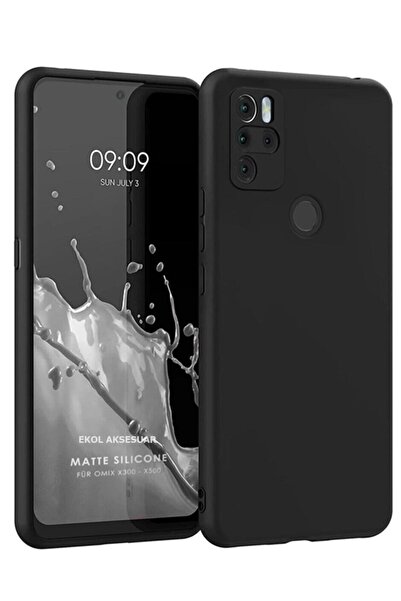 Genel Markalar Omix X300 - X500 Kılıf Matte Silikon Premium Siyah