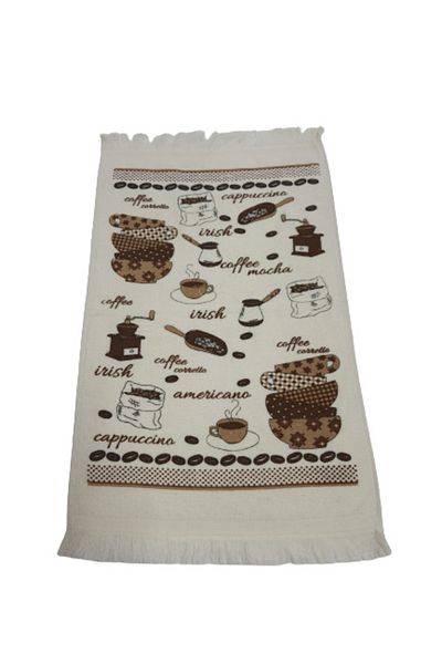 BİLGEM TEKSTİL Kitchen Towel Printed Fringed 40*60
