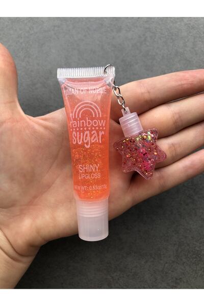 IMAN OF NOBLE Gökkuşağı Dudak Parlatıcısı Yıldızlı 2’li Rainbow Sugar Shiny L...