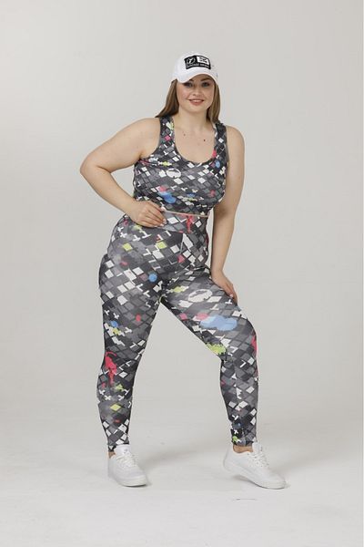 Lady Lingerie Plus Size Crop Athlete Set