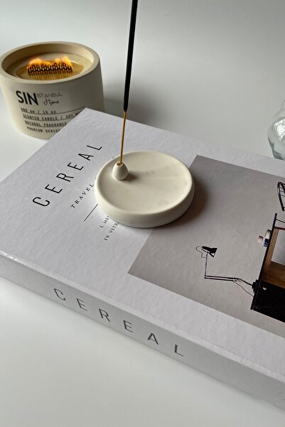 sin istanbul Minimal Beton Tütsülük Beyaz