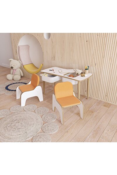 Fahrettin Küçük Montessori Çocuk Masası Oyun Masası Aktivite Masası Çalışma M...