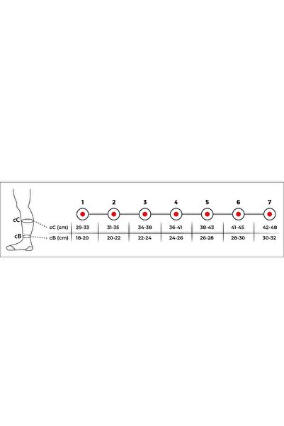 Variteks Dizaltı Burnu Açık Çorabı Orta Basınç-912