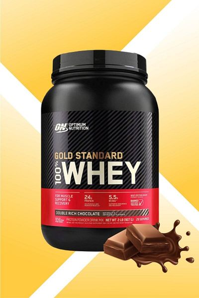 Optimum Nutrition 908 g Chocolate Flavored Gold Standard Whey Protein