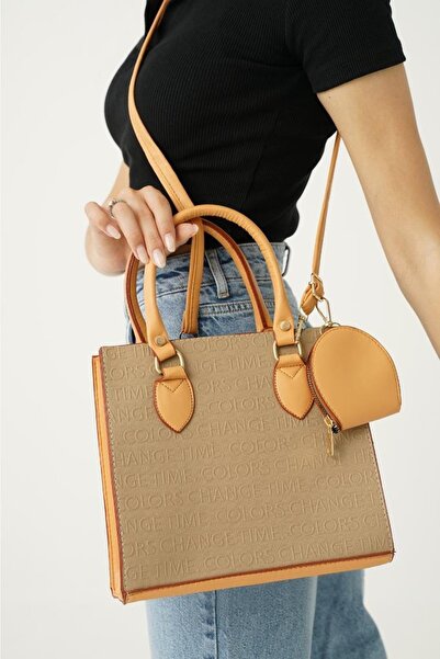 Top All BAG Vizon Kadın Cüzdanlı El Ve Omuz Çanta