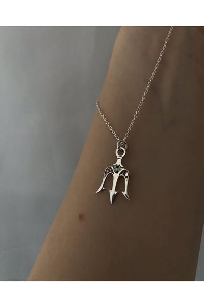N!da Jewelry 925 Ayar Gümüş Poseidon Kılıcı Kolye