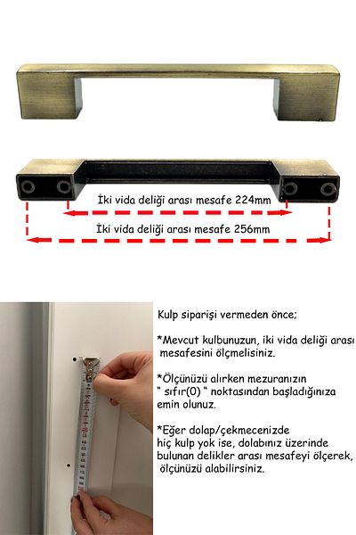 bablife 5 Pcs Castle Daffodil Bridge 224mm-256mm Antique Yellow Metal Luxury Drawer Cabinet Furniture Handles