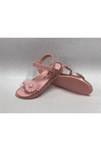 KAFKASLAR Sandale ortopedice pentru fete, cu talpă anti-alunecare, cu velcro, transparente