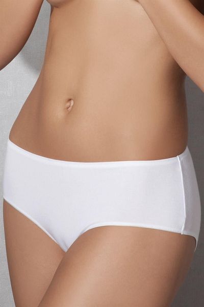 Doreanse 7106 Γυναικεία Plus Size Modal Ψηλόμεση Λευκή Slip εσώρουχα