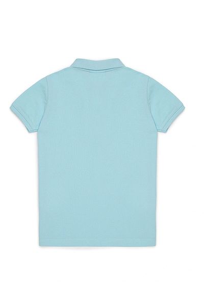 U.S. Polo Assn. Μπλουζάκι αγοριού τιρκουάζ πόλο με λαιμόκοψη