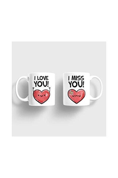 sıradışıhediyem أكواب Love Dear Couple (سيتم إرسال قطعتين)