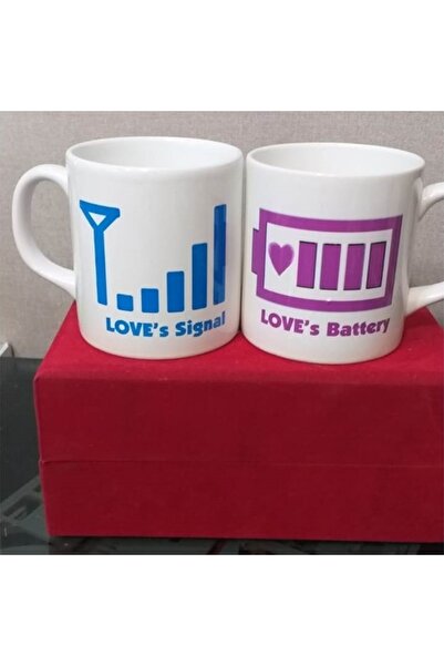 sıradışıhediyem أكواب Love Dear Couple (سيتم إرسال قطعتين)