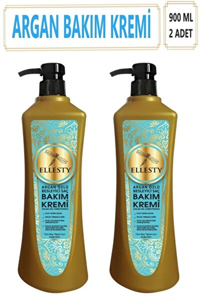 ELLESTY Argan Yağı Saç Kremi 900 Ml X 2 Adet