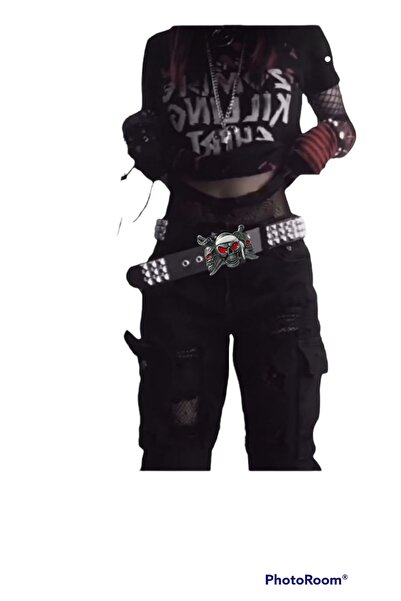 targay Cureaua cu cataramă stil cowboy, stil gotic punk metallica, cu ținte
