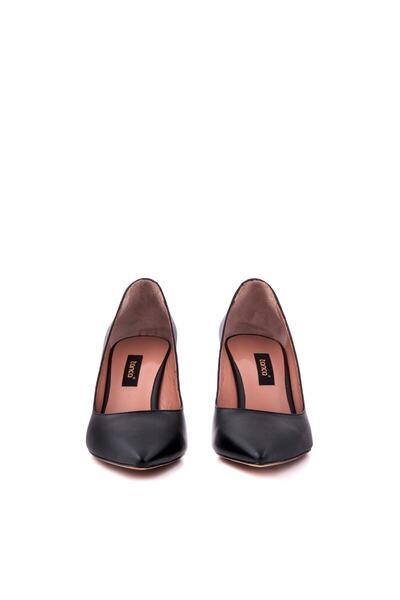 Tanca Kadın Siyah Hakiki Deri Topuklu Ayakkabı 152TCK557 21694