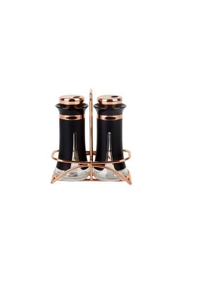 ACAR 2 Piece Salt and Pepper Shakers Set - With Stand, Algae010112