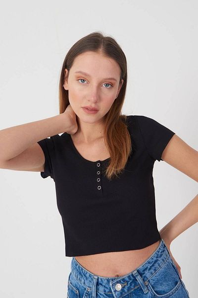 Addax T-Shirt - Black - Slim fit