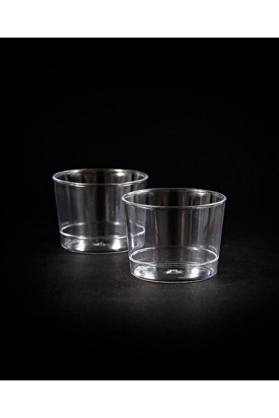 KURTSAN AMBALAJ Plastik Kristal Kap 180cc Bodega 30 Adet (1 Paket) Kapaksız