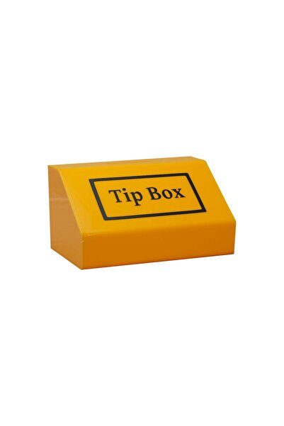 Genel Markalar Kilitli Pleksi Tip Box Bahşiş Kutusu Sarı 20x13xh12 Cm