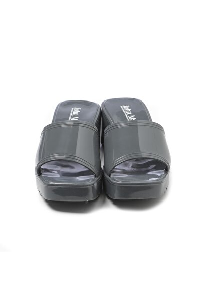 John May Kadın Terlik Pf-1001 Gri