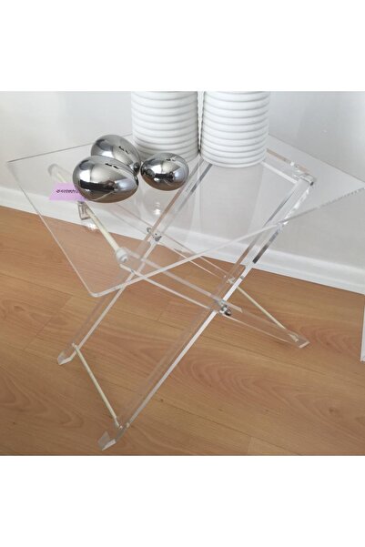 Vpleksihome Katlanabilir Pleksi Sehpa