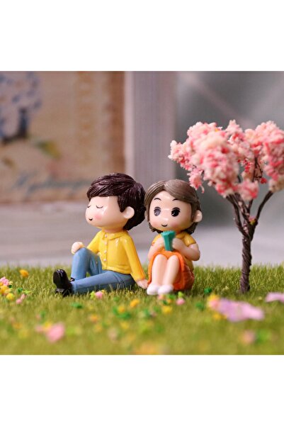 YoyoMoyo Minyatür Şirin Çiftler-oturan Çift